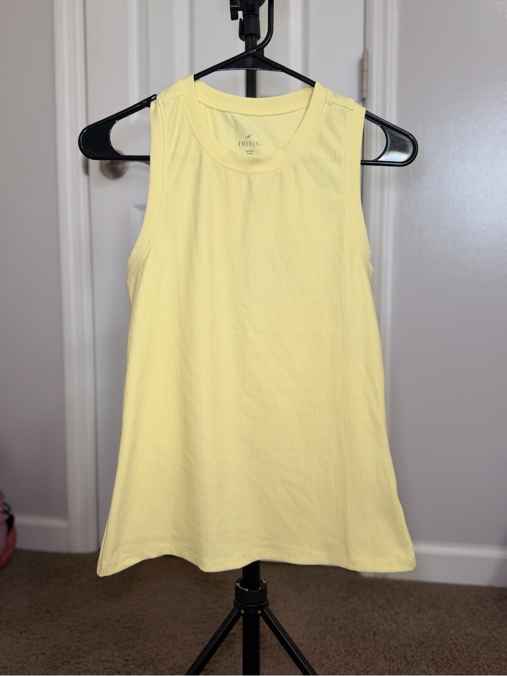 Freely Women's Lemon Ribbed Tank Top